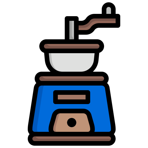kaffeemühle Surang Lineal Color icon
