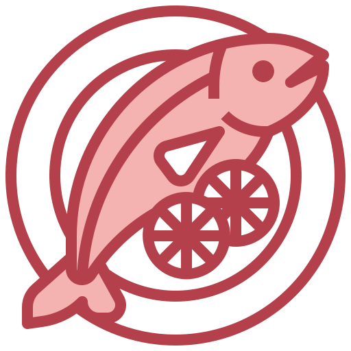 peixe Surang Red Ícone
