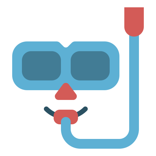 Diving goggles Generic Flat icon