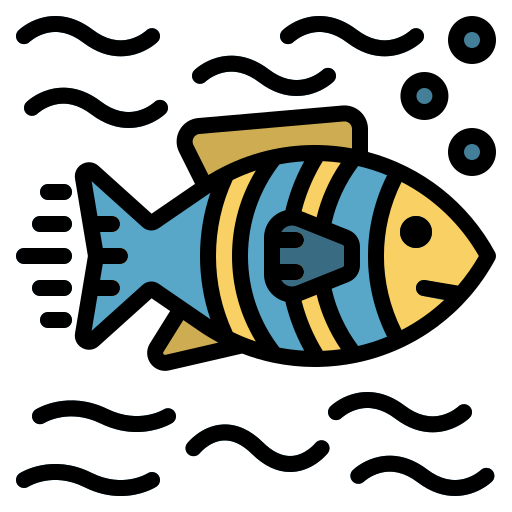 Fish Generic Outline Color icon