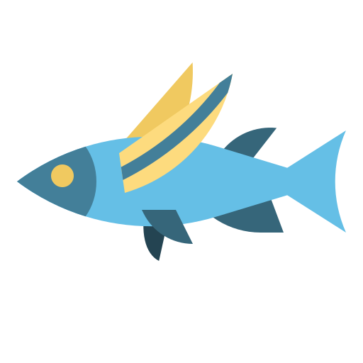 latająca ryba Generic Flat ikona