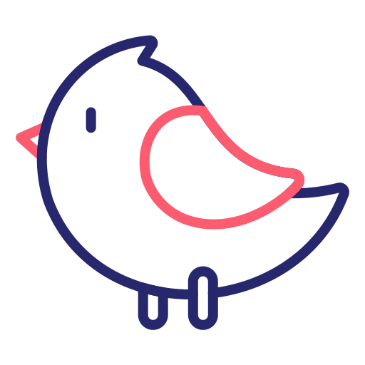 pájaro Generic Outline Color icono