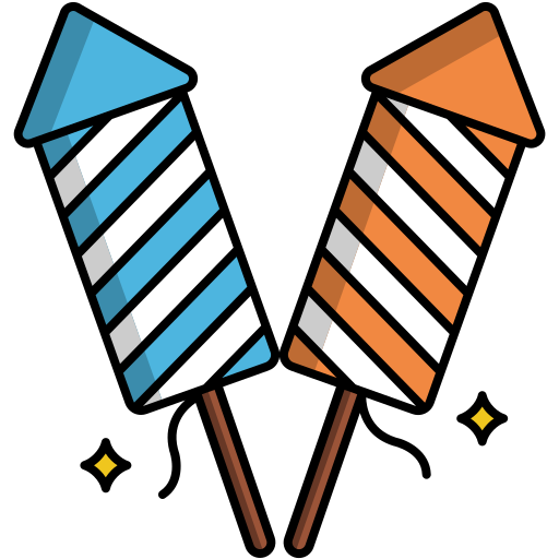 feuerwerk Generic Outline Color icon