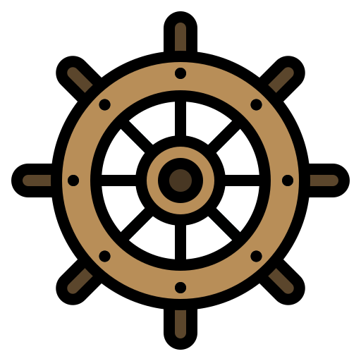 roda do navio Generic Outline Color Ícone