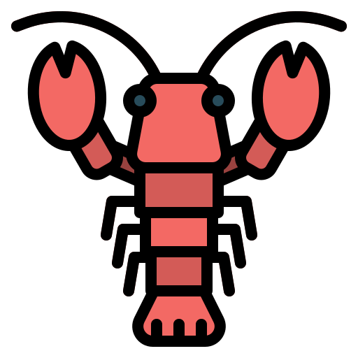 Shrimp Generic Outline Color icon