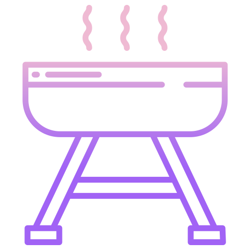grill Icongeek26 Outline Gradient ikona