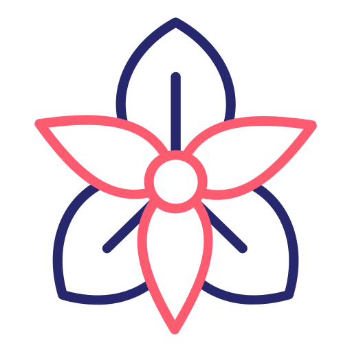 Orchid Generic Outline Color icon