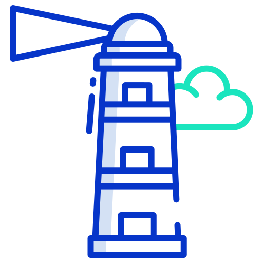 Lighthouse Icongeek26 Outline Colour icon