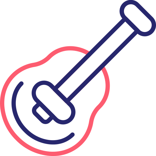 Guitar Generic Outline Color icon