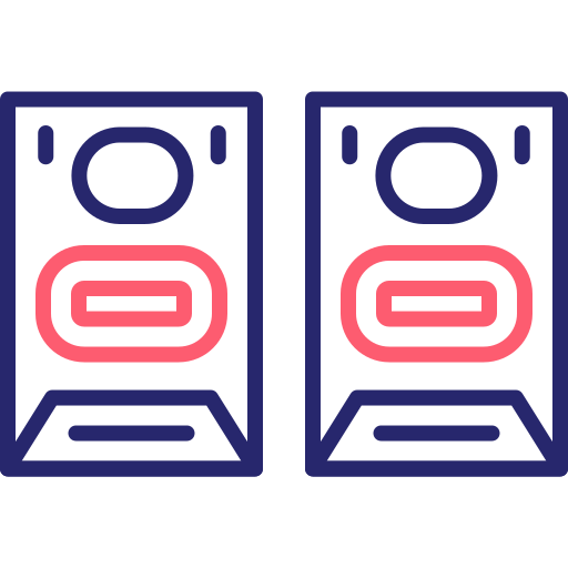 Speaker Generic Outline Color icon