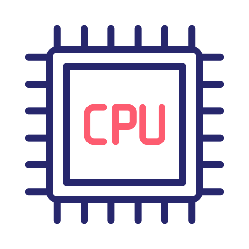 procesor Generic Outline Color ikona