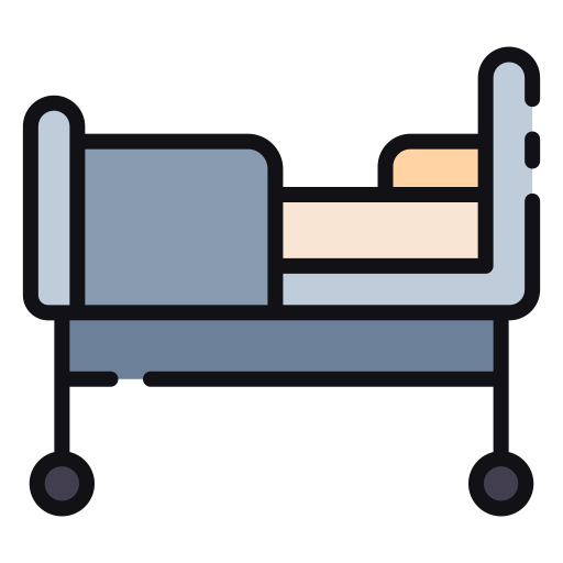 Hospital bed Good Ware Lineal Color icon