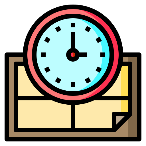 Часы Catkuro Lineal Color иконка