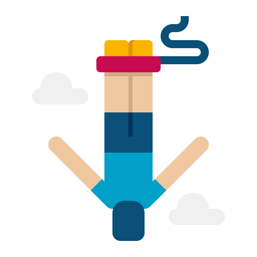 Bungee jumping Flaticons Flat icon