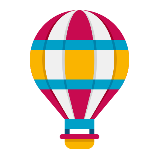montgolfière Flaticons Flat Icône