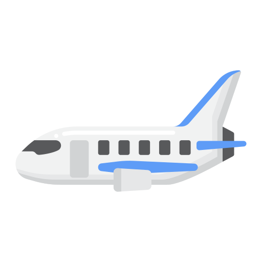 samolot Flaticons Flat ikona