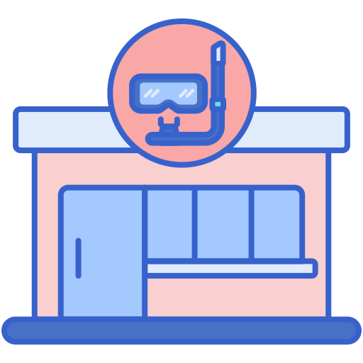 Shops Flaticons Lineal Color icon
