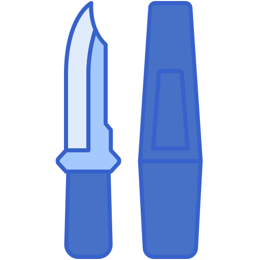 Нож Flaticons Lineal Color иконка