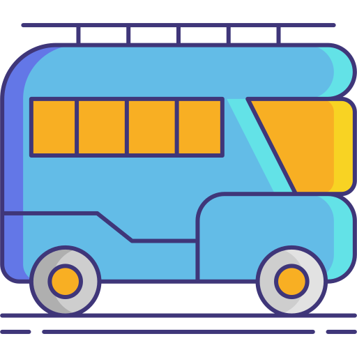 Recreational vehicle Flaticons Lineal Color icon