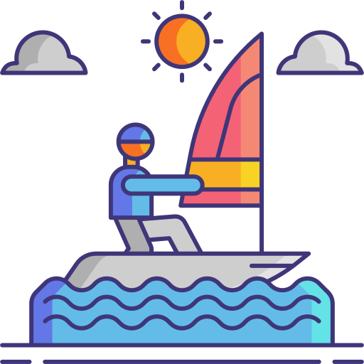 segeln Flaticons Lineal Color icon