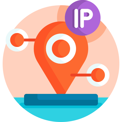 Ip address Detailed Flat Circular Flat icon
