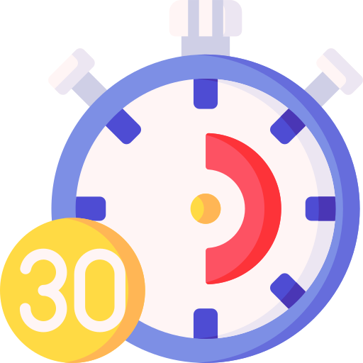 30 minutos Special Flat icono