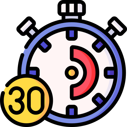 30 minutos Special Lineal color icono