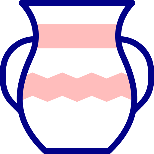 vase Detailed Mixed Lineal color icon