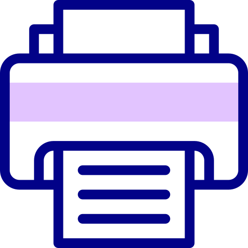 プリンター Detailed Mixed Lineal color icon