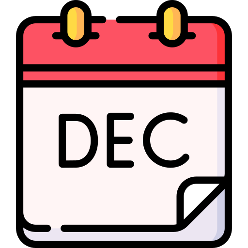 diciembre Special Lineal color icono