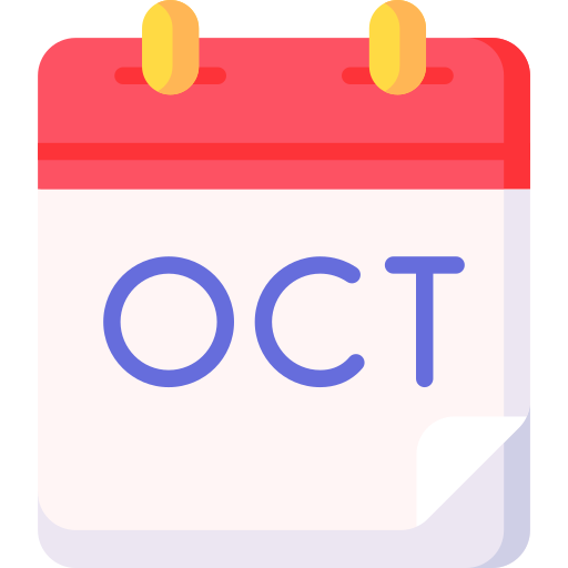 październik Special Flat ikona