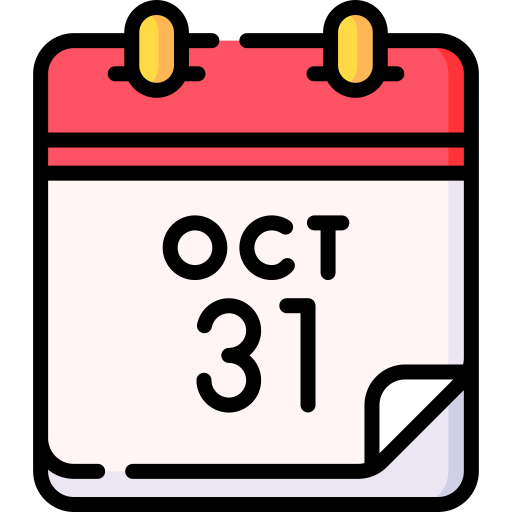 octubre Special Lineal color icono