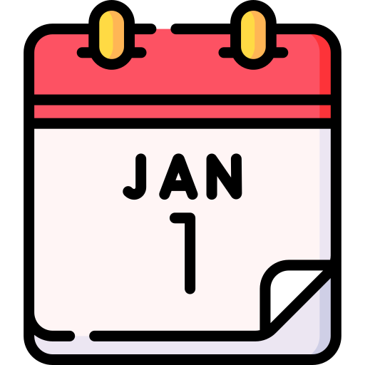 enero Special Lineal color icono