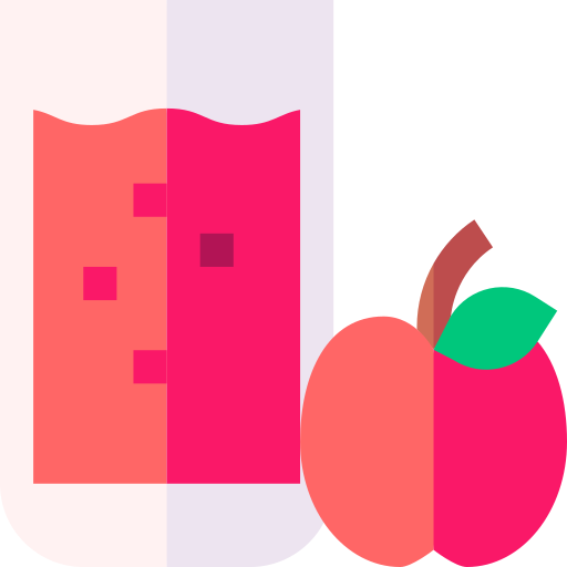 jugo de manzana Basic Straight Flat icono