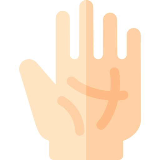 Palmistry Basic Rounded Flat icon