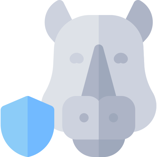 Rhino Basic Rounded Flat icon