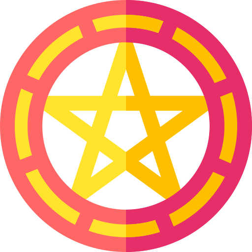pentagram Basic Rounded Flat ikona