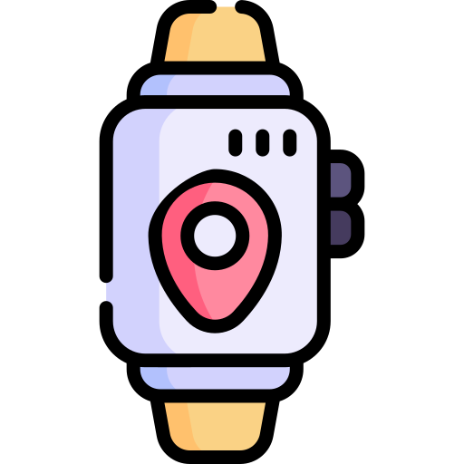 inteligentny zegarek Kawaii Lineal color ikona