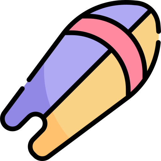 surfbrett Kawaii Lineal color icon