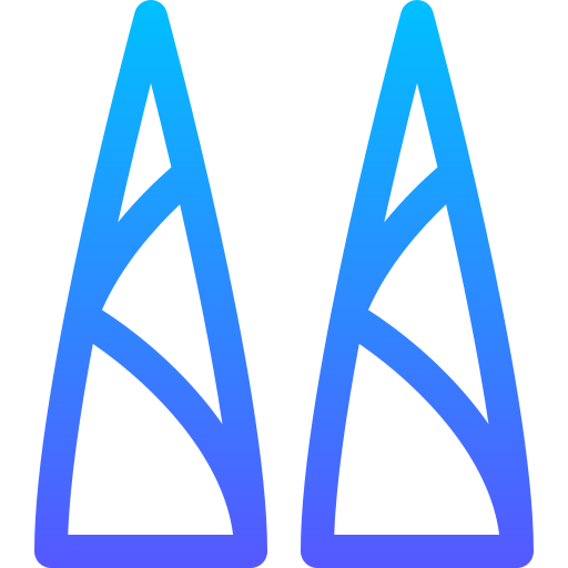 죽순 Basic Gradient Lineal color icon