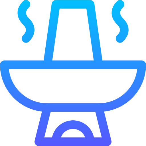 pot chaud Basic Gradient Lineal color Icône