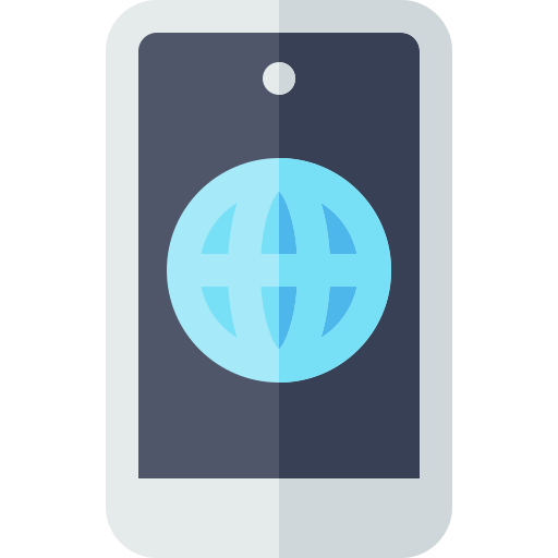 Mobile Basic Rounded Flat icon