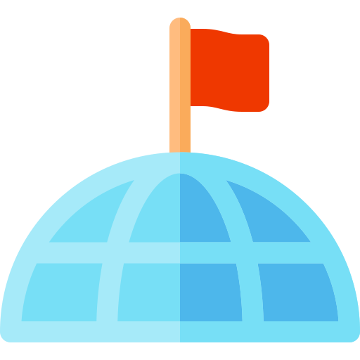 グローブ Basic Rounded Flat icon