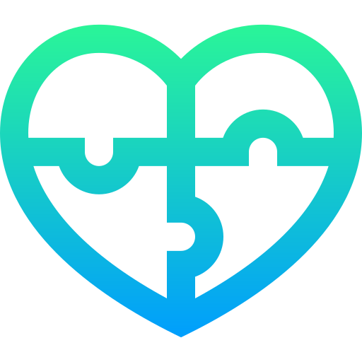 cuore Super Basic Straight Gradient icona