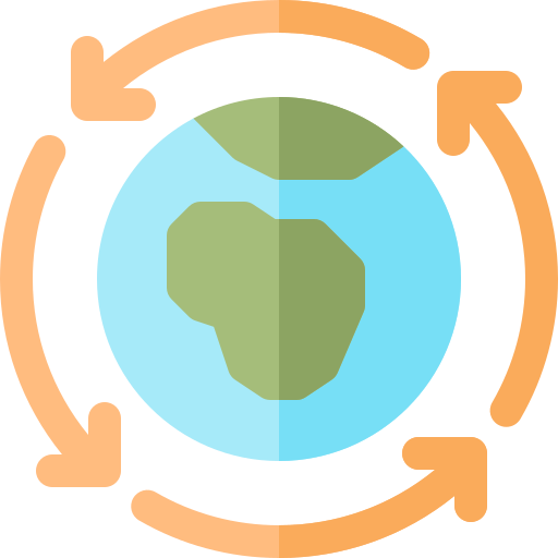 obrót Basic Rounded Flat ikona