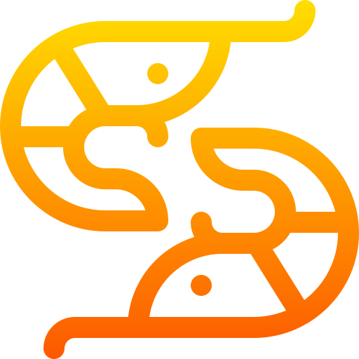 garnele Basic Gradient Lineal color icon