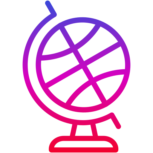wereldbol Generic Gradient icoon