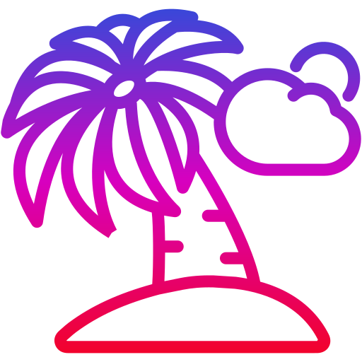 Palm tree Generic Gradient icon