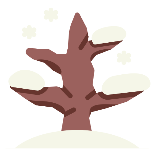 Winter tree Generic Flat icon