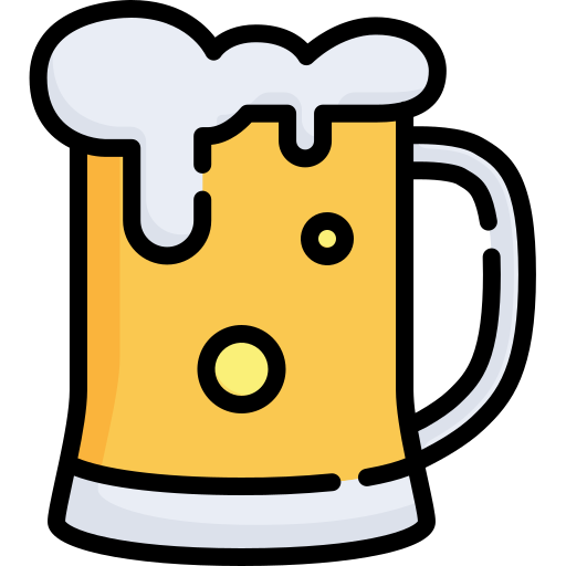 jarro de cerveza Generic Outline Color icono